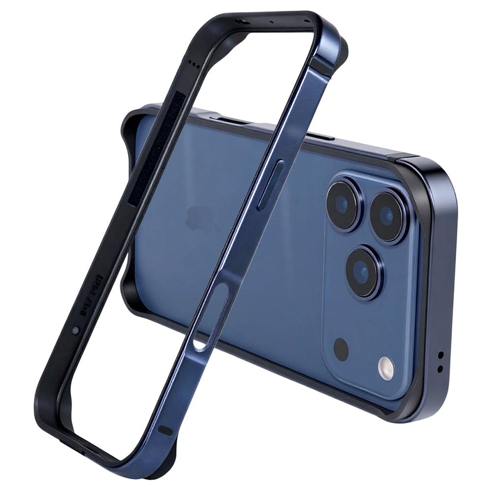 For iPhone 17 Pro Bumper Case Ultra Thin Metal TPU Phone Frame Protective Cover