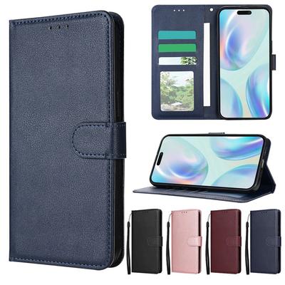 Pouzdro na telefon s peněženkou, slotem na karty, stojánkem, flipové, kožené pro Xiaomi Redmi 13T Pro 5G 13C 12 12C 10 10C 9 9A 9C 9T Poco X6 C65 M6 Pro X5 M5