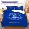 Everton Pattern Bedding Set Quilt Cover Pillowcase Home Decor Gift (1 * Duvet Cover + 2 * Pillowcase, Without Core)