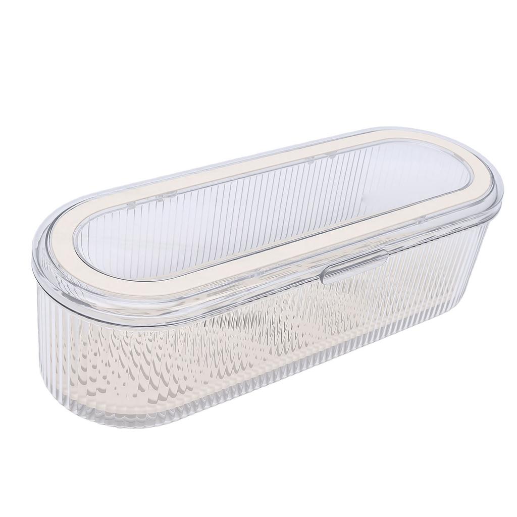 Makeup Brush Holder with Lid Clear Transparent Dust Proof Makeup Brush   Storage Case