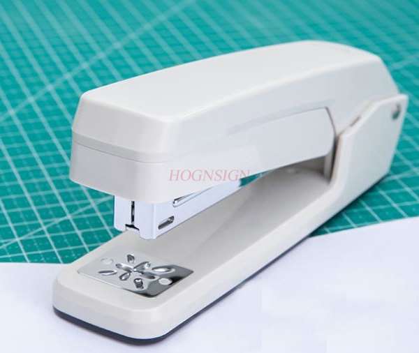 Stapler student stapler 360-degree rotation heavy thick stapler standard office supplies labor-saving stapler order чёрный