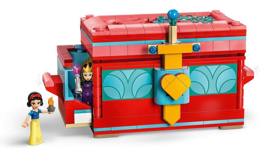 LEGO Disney Princezna Sněhurka Šperkovnice Hračka Dárek k narozeninám Blok Vzdělávací Vánoce Dívky Chlapci Děti 6 let 7 let 8 let 9