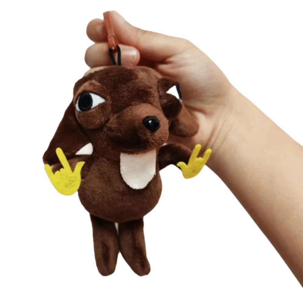 Chihuahua Knuffel Sleutelhanger Chihuahua Knuffelhond Sleutelhanger Realistische Gevulde Chihuahua Puppy Pop Kawaii Zwarte Chihuahua Hanger black