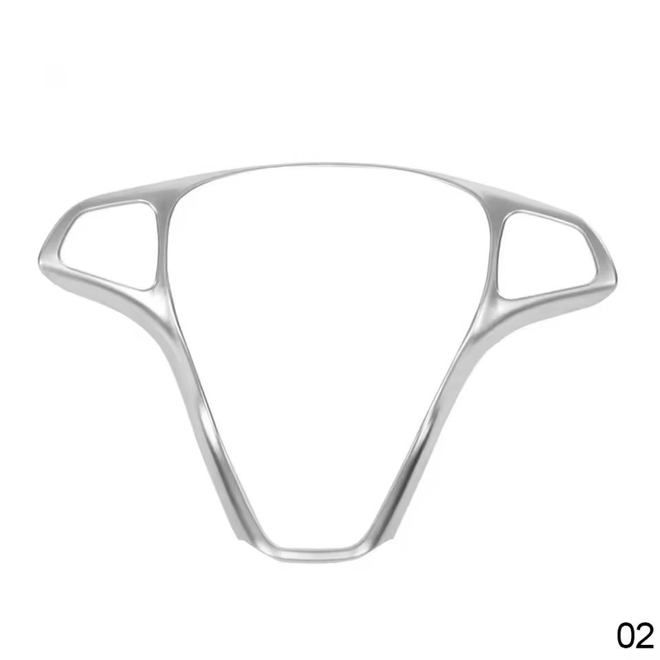 For Mercedes Benz A B C E GLA CLA GLC GLS GLE V Class W246 W205 C117 X253 W447 Car Steering Wheel Panel Frame Cover Trim