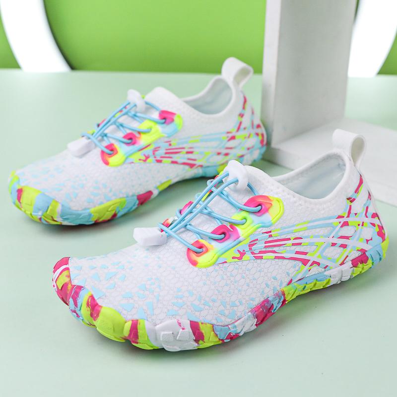 Fashion New Outdoor Beach Aqua Shoes Quick Dry Upstream Wading Shoes Breathable Creek Tracing Water Shoes Non-Slip Five Finger Shoes