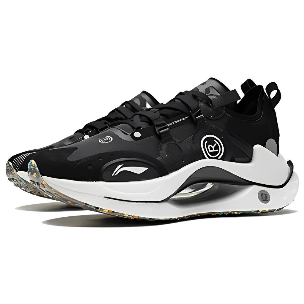 Li Ning Shadow CRC Dämpfung Rutschfest Abriebfest Atmungsaktiv Leicht Niedrig geschnitten Sportliche Freizeit-Schuhe AZGS022-2