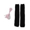 Japanese Style Leg Warmers Gothic Knit Long Socks Leggings Gaiters Autumn Winter Cuffs Ankle Heaps Socks