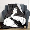 1pc Michael Jackson Soft Skin-Friendly Flannel Blanket with Digital Printing, Various Sizes Available for Family, Friends, Birthday