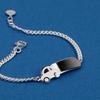 [As Little] Children's Silver Bracelet Kids Silver 925 Car Stone Gift