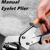 6mm /10.5mm Eyelet Pliers Kit Tools Portable Hand Press Metal Grommet Hole Punch Plier for Leather Canvas Clothing DIY Tarp Ring