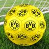 Borussia Dortmund Print Size 5 Soccer Ball, Standard Match Football for Sports Game and Team Practice, Ideal Gift for Soccer Fans