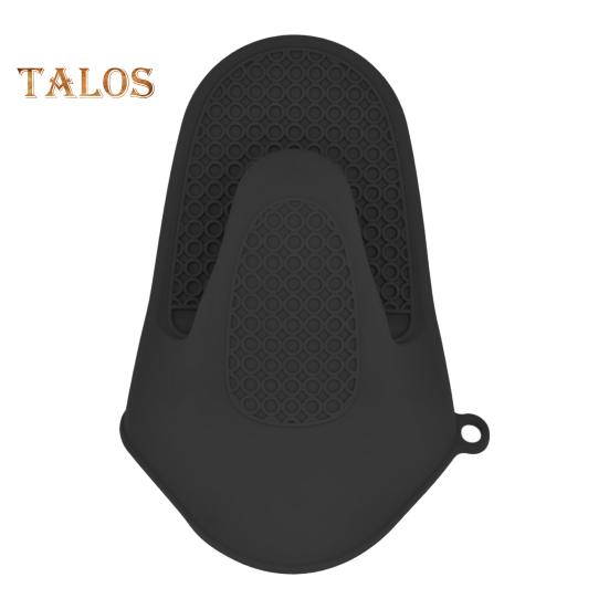 

1 шт. зажим для рук, высокая термостойкость, Нескользящие многоразовые креативные бытовые кухонные силиконовые варежки для микроволновой печи, кухонные гаджеты чёрный