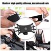 360 degrees Mobile Phone Holder Silicone for Bicycle Motorcycle Shockproof Bike Handlebar Stand Bracket