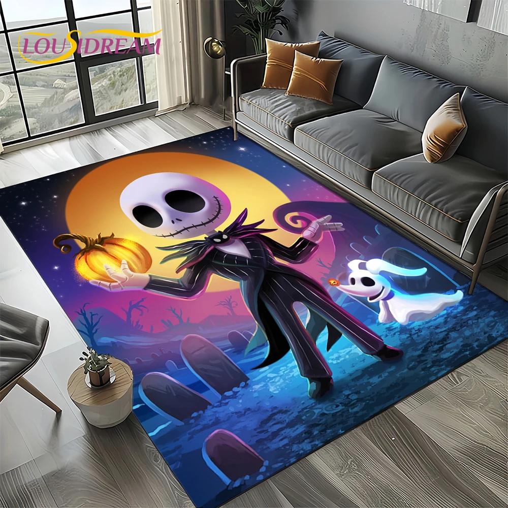 The Nightmare Before Christmas Cartoon Carpet Rug for Bedroom Living Room Home Sofa Decoration,kids Large Decor Floor Mat Gift