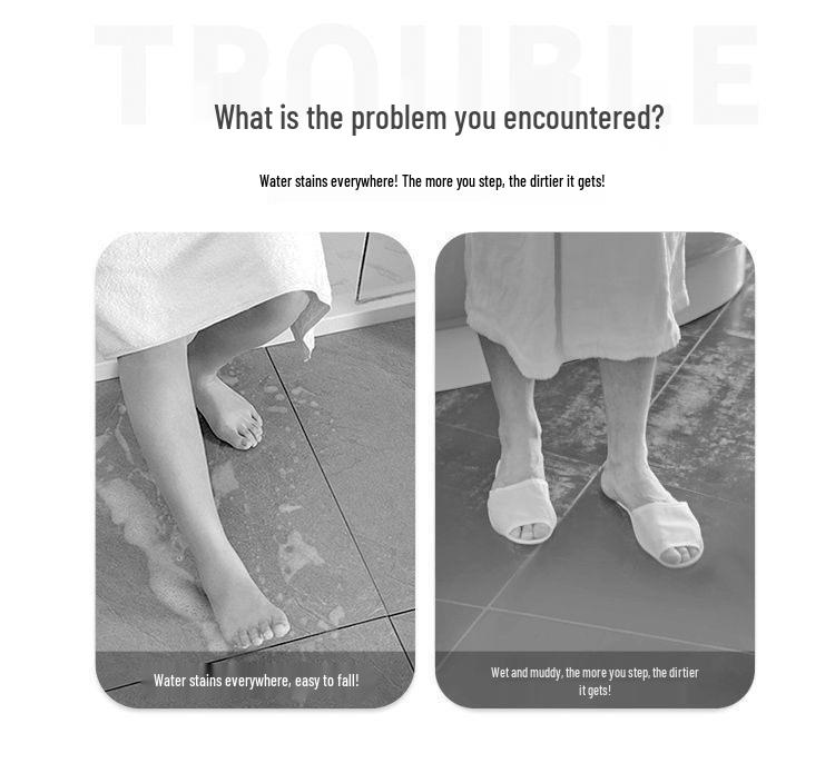 High-Grade Non-Slip Quick-Dry Diatomaceous Earth Bath Mat