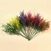 5 Bundles 5 Heads Artificial Lavender Flowers 36cm 7 Colors Fake Flowers Outdoors Garden Lavender Flowers Home Room Table Decor