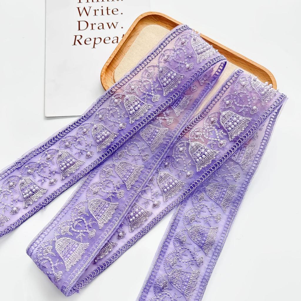 Eugen Yarn Solid Color Computer Machine Embroidery Beads Barcode Window Accessories Clothing Accessories Lace Accessories