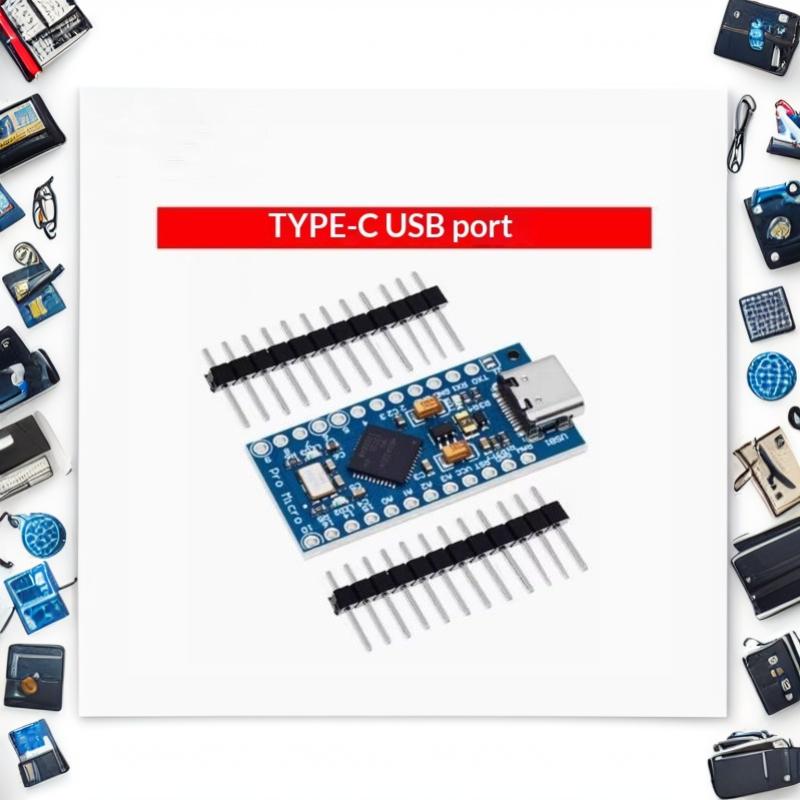 Pro Micro Atmega32U4 5V 16Mhz Replace Atmega328 For Pro Mini With 2 Row Pin Header Mini Usb Interface