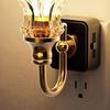1/2 stk Natlampe Vægmonteret Stik-i Dekorativ LED Natlampe Blødt Varmt Lys Natlampe Soveværelse Børneværelse Trappegang Dekoration