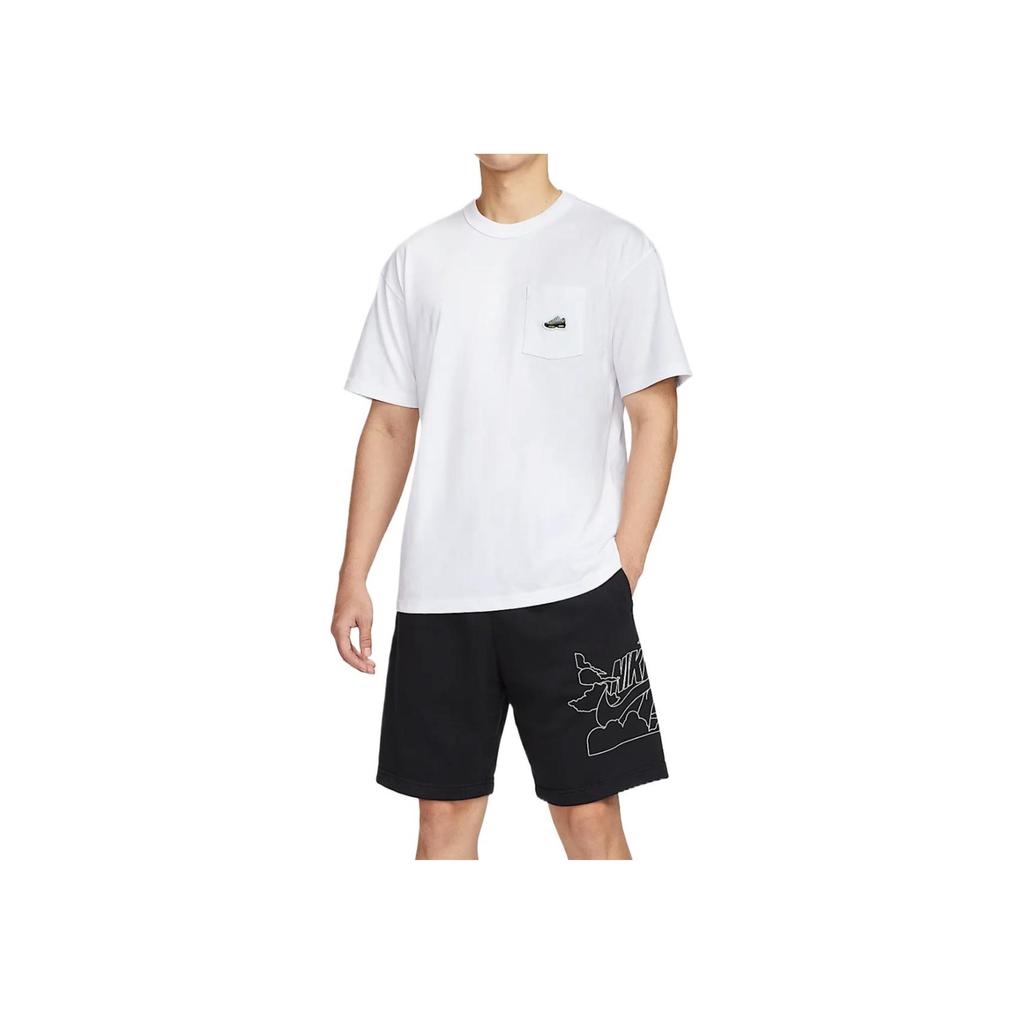 Nike Sportswear Loose Fit Drop Shoulder Casual Soft Short Sleeve T-Shirt Men Tops White HJ0575100