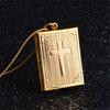 Charms Cross Bible Box Christian Pendant Pciture Frame Clothing Accessories Jewelry Chains Necklace