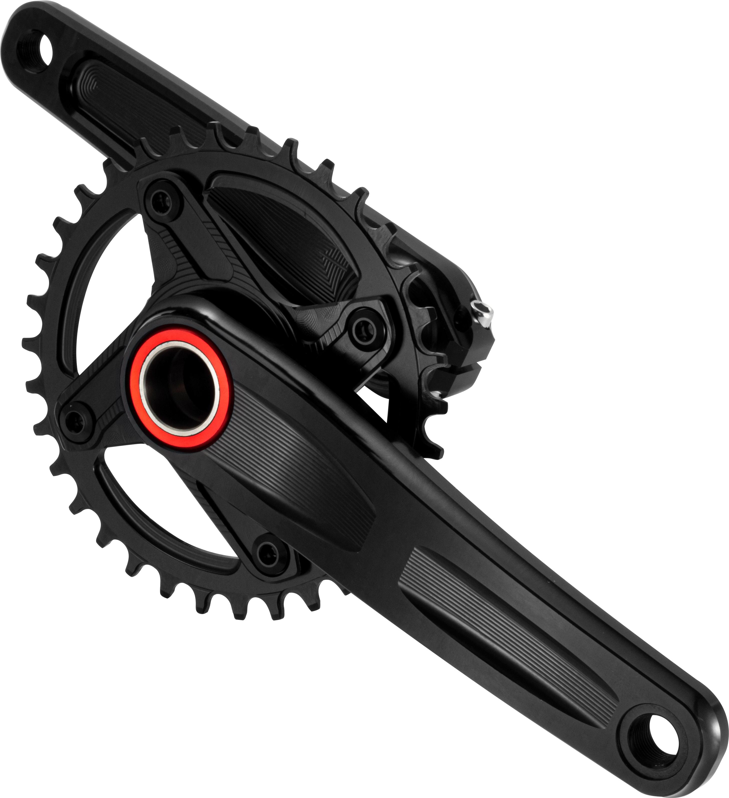 104bcd 110bcd Mtb Bike Crankset Aluminum Alloy With Bottom Bracket Bicycle Crankset Mtb Crank Bike Accessories 165mm 170mm Aluminum alloy чёрный