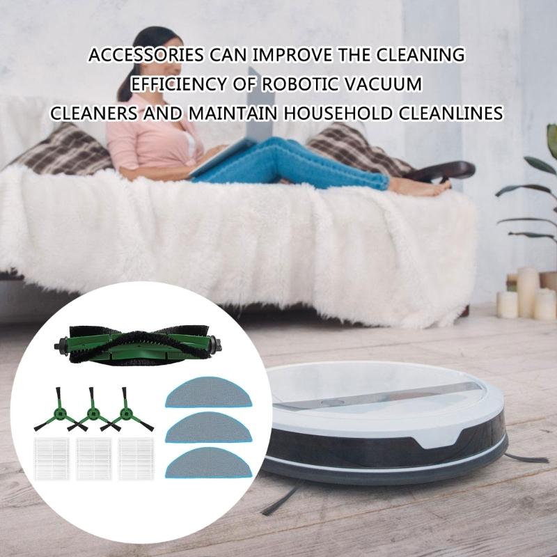 Replacement Accessories for Y0112 Robot Vacuum Cleaner Main Brush Side Brushes Mop Pad Hepa Fiters Spare Part