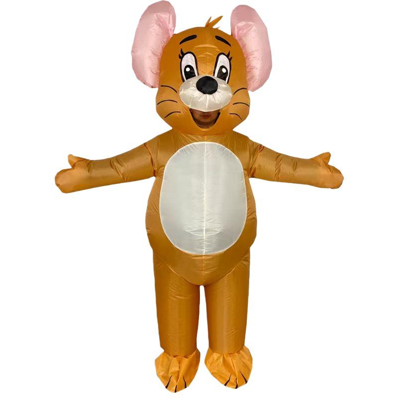 Inflatable Cow Costume - Halloween Party & Stage Performance Outfit