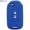 Jingyuqin Étui Télécommande Clé de Voiture silicone Pour Honda FIT XRV VEZEL CITY JAZZ CIVIC HRV 2/3 Boutons Étui Clé Pliante Fob Upgrad