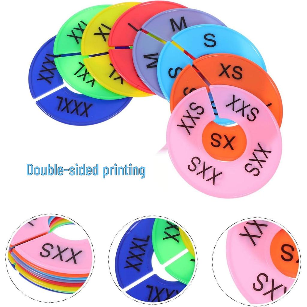 Colorful Clothing Size Divider Rings – Hot Selling Apparel Organizers