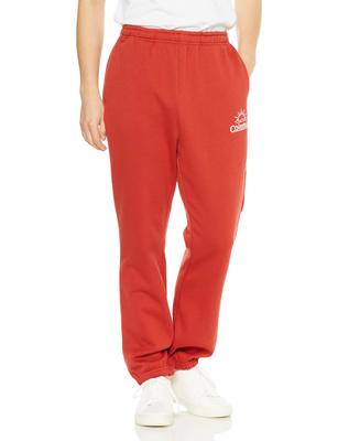 Sunshine Logo Fleece-Lined Pants, Red, Medium