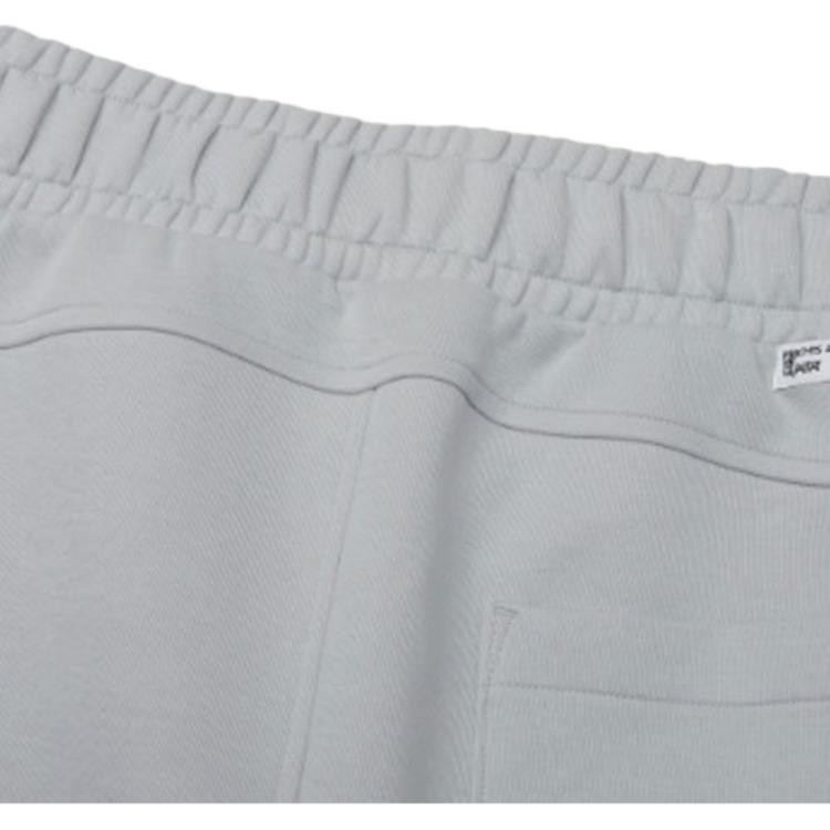 Puma Solid Color Logo Embroidered Drawstring Knit Joggers Unisex Bottoms Gray 534671-19