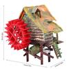 Fish Tank Landscaping Decoration Pneumatic Aerated Waterwheel Hut(Small Water Truck)