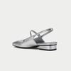Thom Mcan Women Comfort Shirring Slingback Praha 8tmpr25s7r Silver