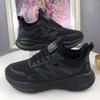 Winter Baumwollschuhe Herren Samt verdickt Sport Freizeitschuhe schwarzes Leder warm Laufschuhe leichte Sohle Papa Schuhe