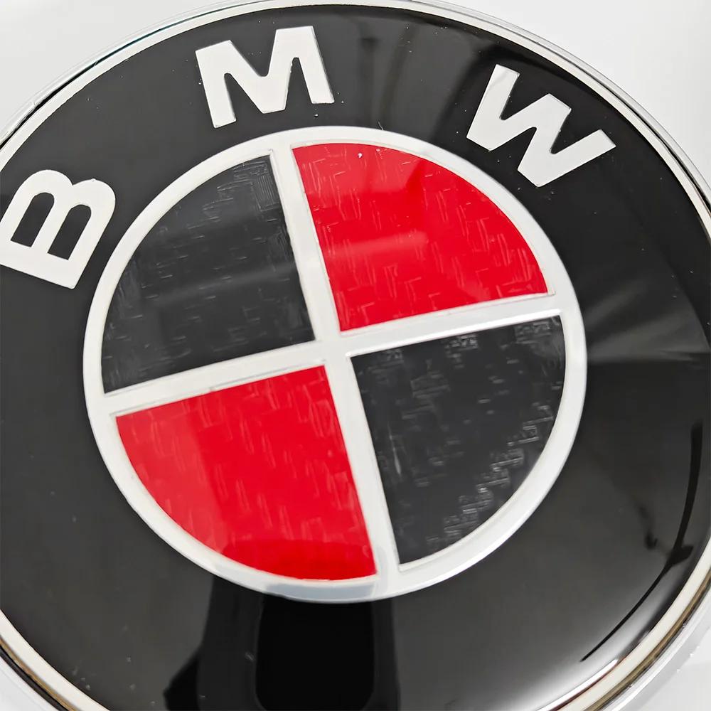 

Carbon Fibre Black Red Badge for BMW E90 E60 E39 G20 F10 F20 F30 E46 E92 E87 M1 M2 M3 M4 M5 M6 M8 E63 F02 F03 G16 Steering wheel logo