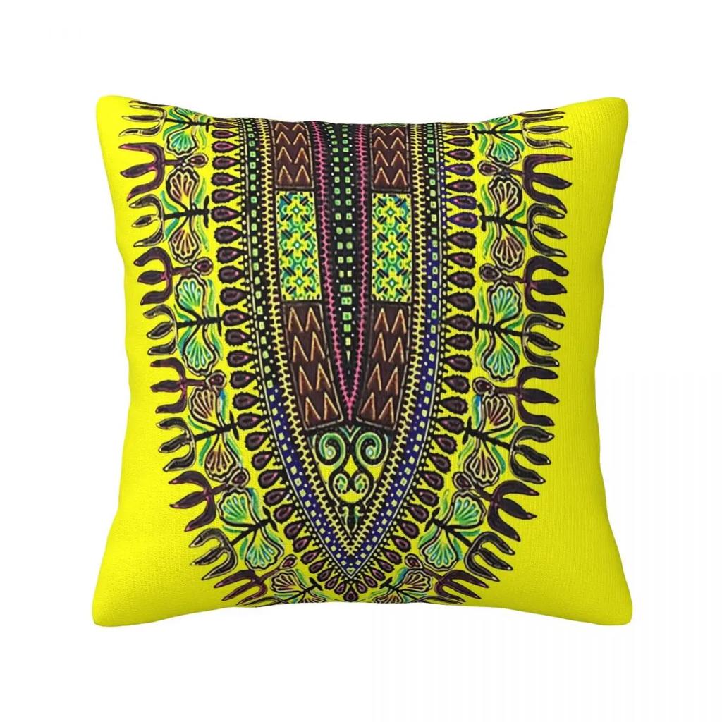 Bohemian Large Pillowcase Ethnic Style Bedroom Zipper Spring Square Cover S