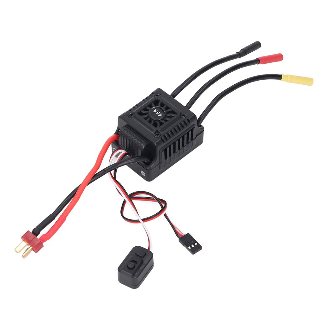 Brushless RC ESC Water Proof Electronic Speed Controller T Plug 2 to 3S for 1 10 1 12 1 14 1 16 RC Car Brushless Motor