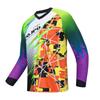 Men Women Cycling Jersey Long Sleeve Quick Dry UV Protection Mountain Bike Downhill Racing Shirt