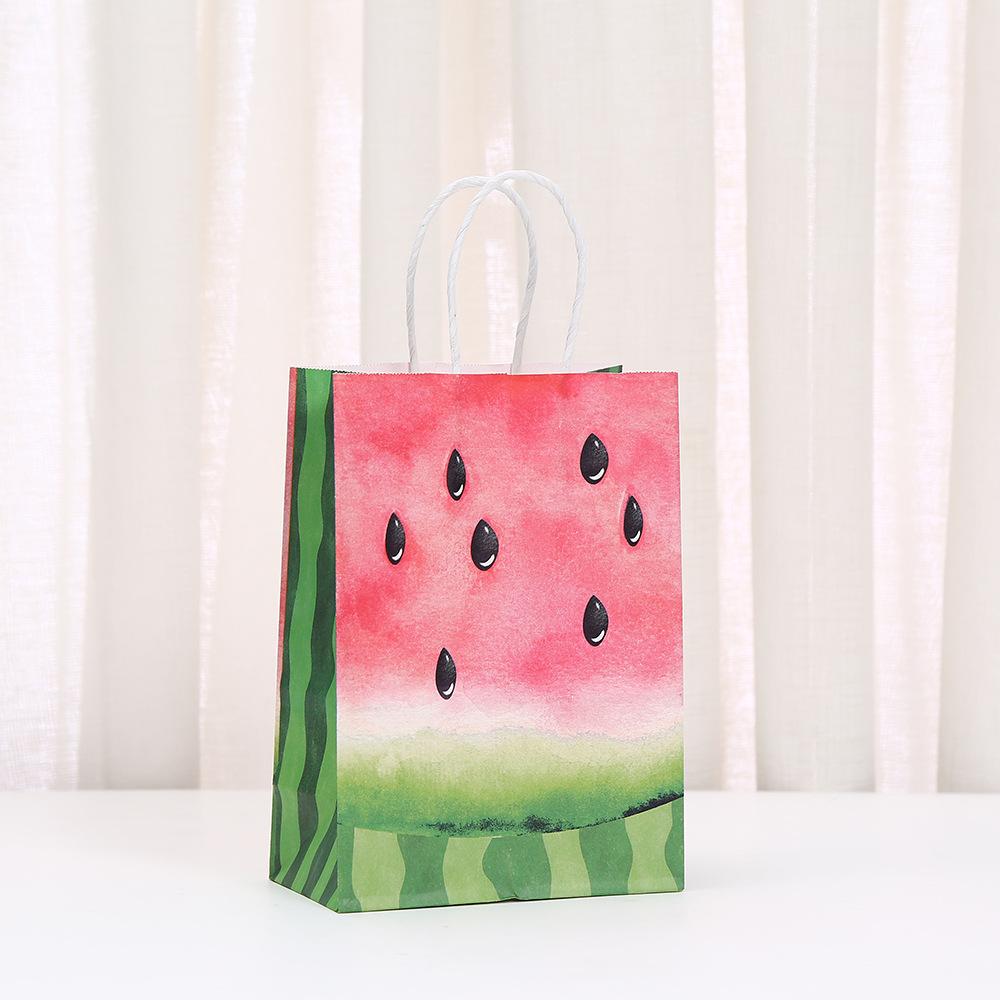StoBag watermelon theme gift wrapping bags for sweets personalized packaging birthday party favor bags candy treat bags