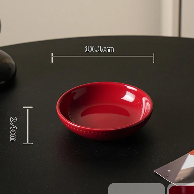 Leichter Luxus Hochzeit Keramikteller Hochwertige Vollfarbige Relief Speiseteller Haushalt Täglich Party Kuchen Dessert und Snackteller