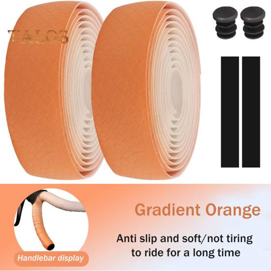 2 Rollen Fahrradlenkergriffe Rutschfeste Textur Weich Memory EVA Stoßdämpfung Memory-Schaum Fahrradgriffe