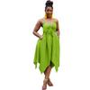 Chic Bow Strap Irregular Hem Summer Beach Dress 2025 - Casual Mid-Length