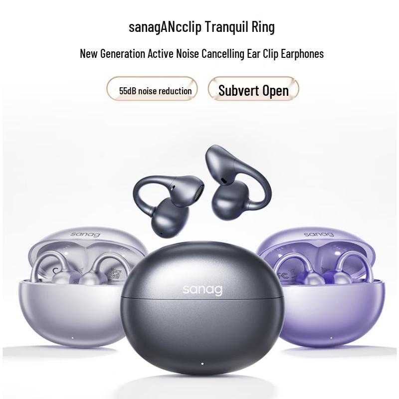 

SANAG ANC Clip AI Translation Open-Ear Bluetooth Headphones