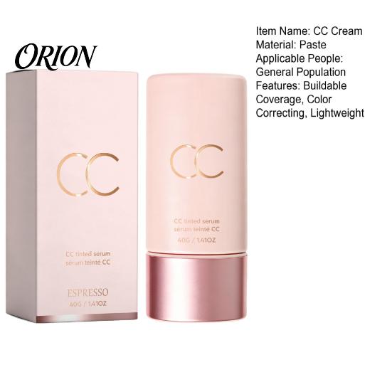 Natural CC Cream 40G Color Correcting Tinted Cream, Lightweight Buildable Coverage Hydrating Beauty Facial Skin Tone Balancing Moisturizing Face