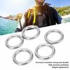 5pcs Boat Round  s Stainless Steel 304 Seamless Welded O Type Hanging   for Hammock