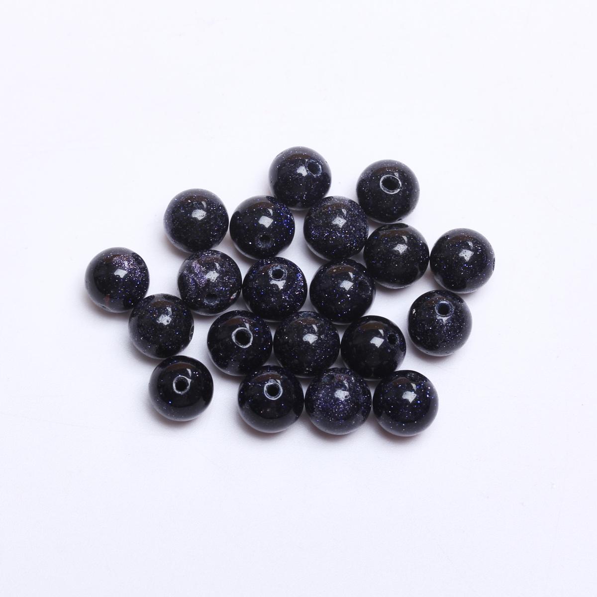 

Круглые самодельные бусины из натурального голубого песчаника для изготовления ювелирных изделий, распорные бусины для ожерелья, браслета, 4, 6, 8, 10, 12 мм 8mm about 20Pcs