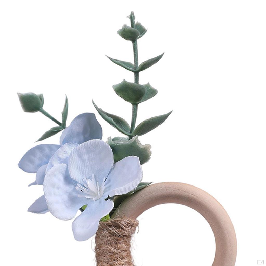 6 Serviettenringe, Ringe, Tischgeschirr, Blumige Eventdekorationen, Jubiläum