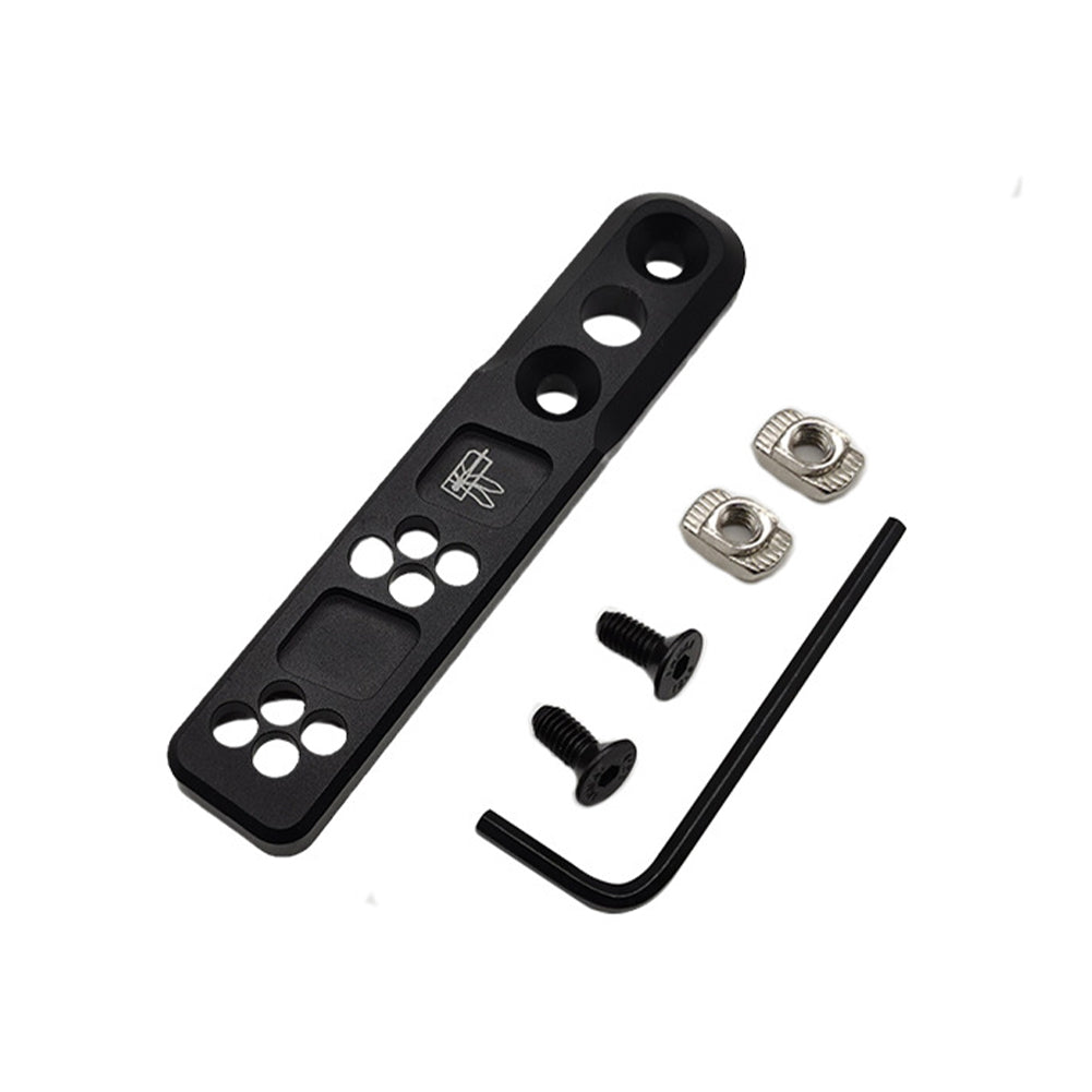 M300/M600 Support 45° Side Guide MLOK/KEYMOD Fishbone Increasing Guide Flashlight Clamp Horse for Margaap Kam Ming