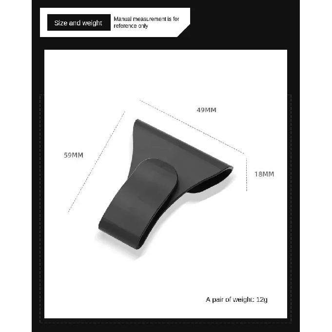 For Tesla Model X S 2025 2024 Front Seat Backrest Hook Sundries Storage Organizer Convenient Hanging Hook Interior Accessories